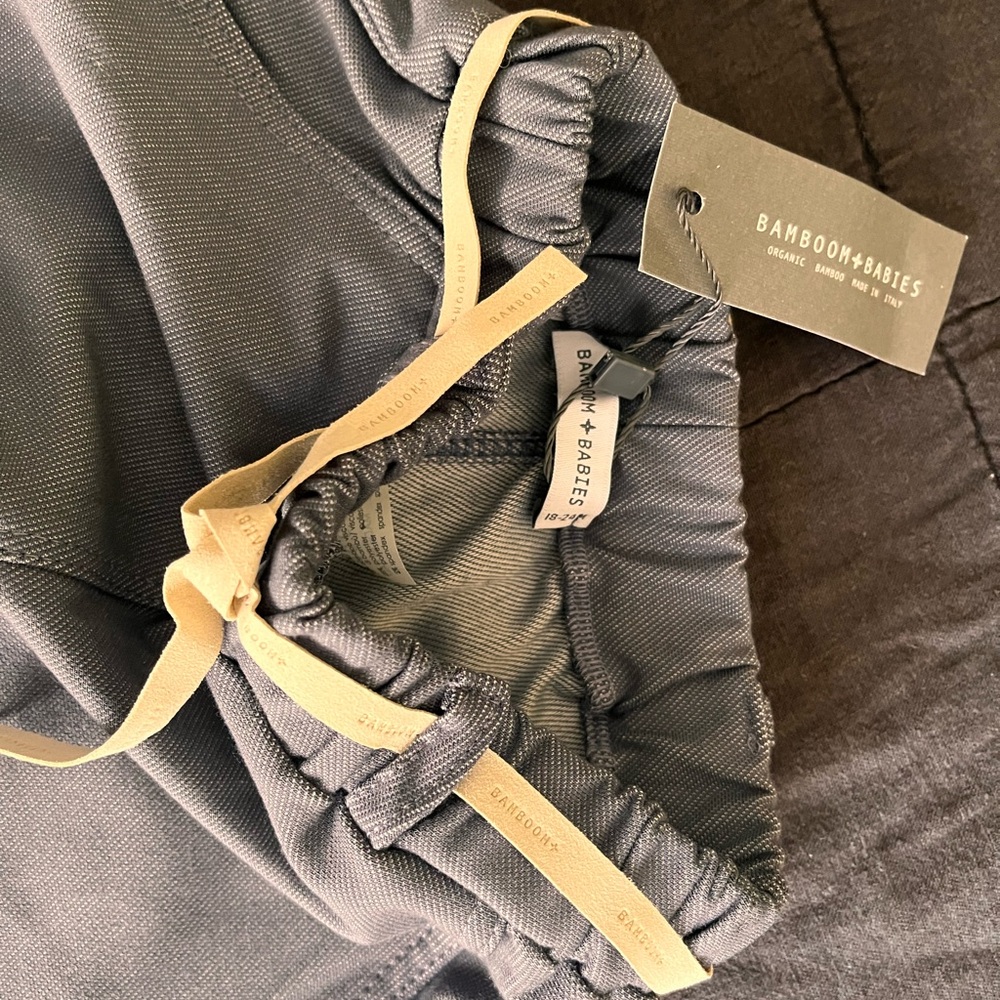 Bamboo and Babies Gray Organic Pants